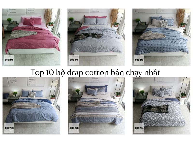 Bedding and mattress shop in HCMC - Cotton blankets are best sellers
